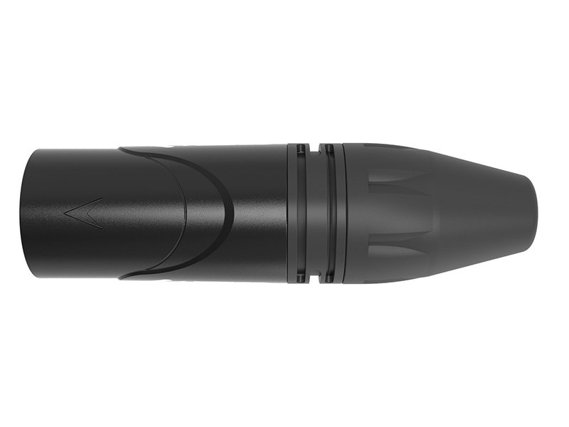 3 pole XLR connector male Amphenol shape XLR3M019B