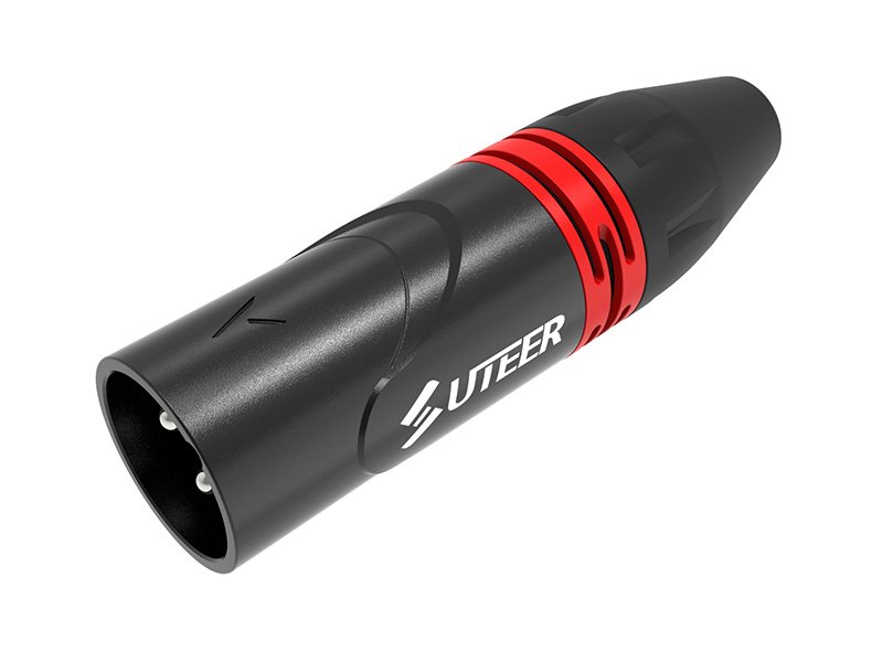 Amphenol type 3 pole XLR connector male XLR3M019B