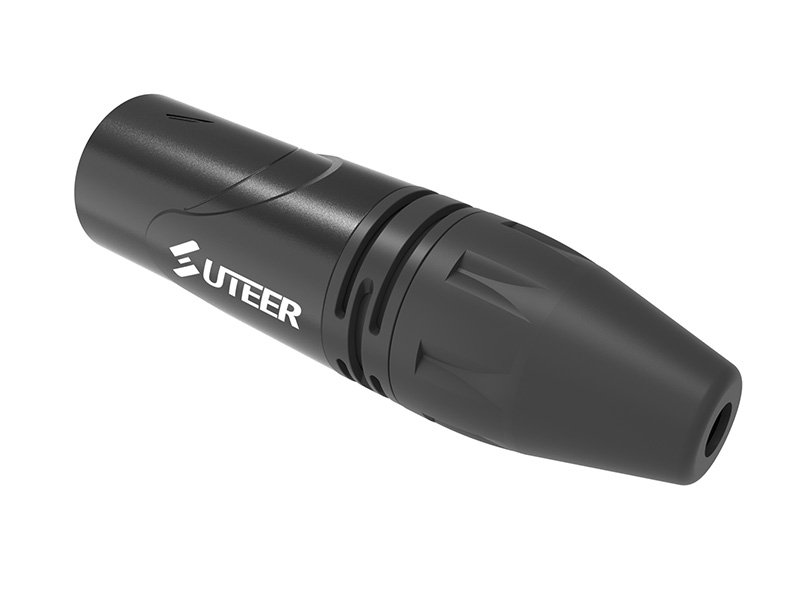 Similar Amphenol 3-pin XLR connector male black color