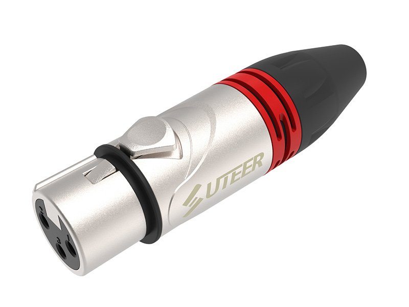 Similar Amphenol 3-pin XLR connector nickel housing XLR3F019