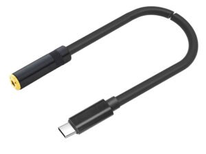 USB TYPE-C Male To 3.5mm mini JACK Headphone adapter cable CYC01F