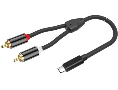 CYC04 USB TYPE-C to Dual RCA male Audio Cable 