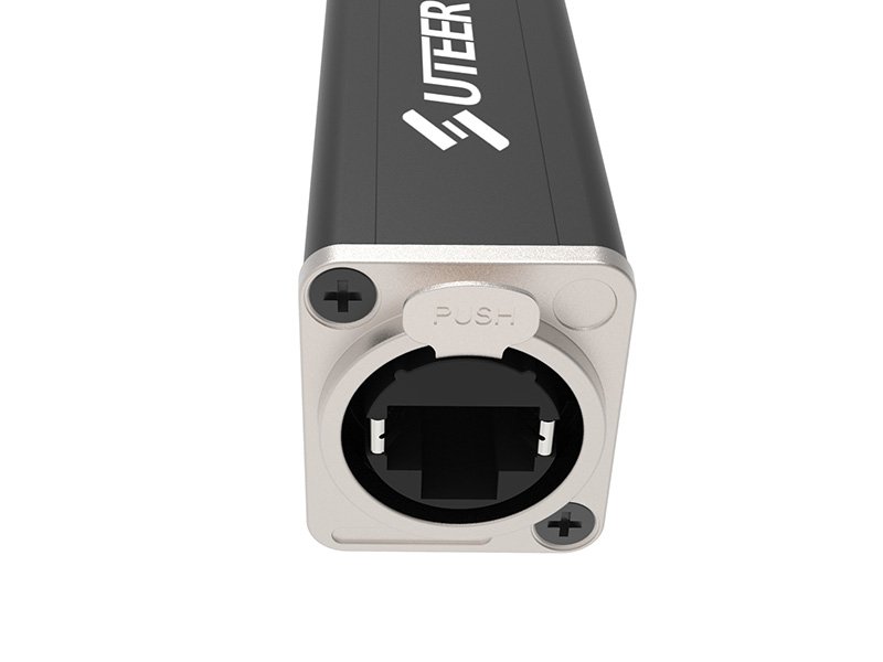D-type EtherCON feedthrough with shielding DAD61