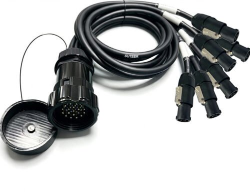 PC19M6T 19-Pin Socapex to 6x powerCON TRUE1 Breakout cable