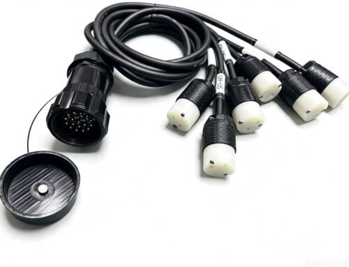 PC19M6US 19-pin Socapex to 6x Edison socket Breakout cables