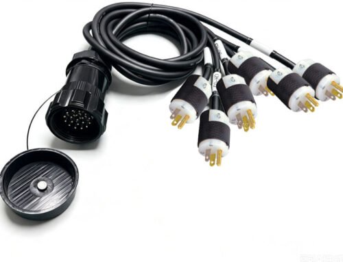 PC19M6USM 19-pin Socapex to 6x Edison plug Breakout cables