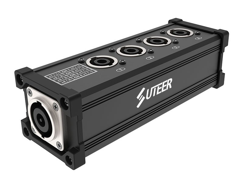 NL8 to 4x NL4 speakON breakout box ADA842