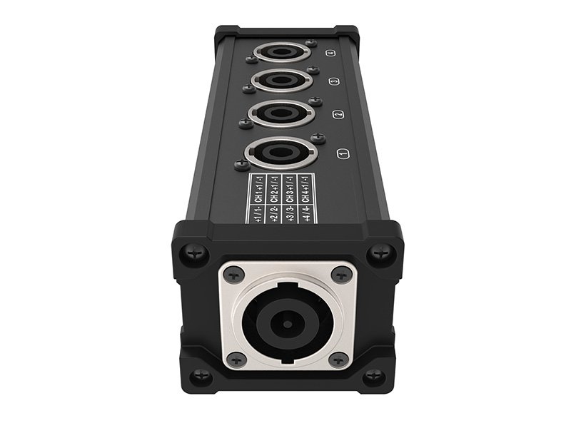 NL8 to 4x NL4 speakON breakout splitter box ADA842