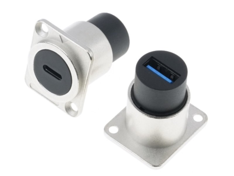 USB TYPE C - USB 3.0 D-shape panel adaptor DAD23