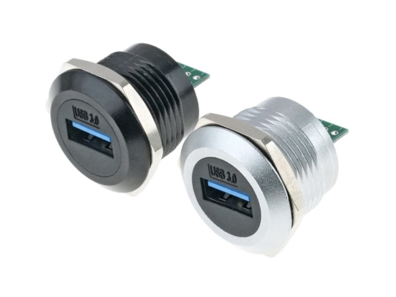 USB 3.0 C-shape panel mounting PCB terminal DAD28